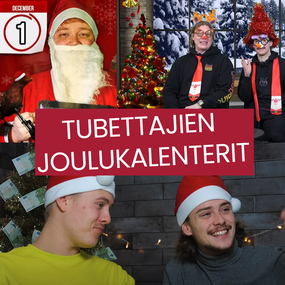 Tubettajat aloittivat joulukalenterinsa tekemisen tänään ja Feedifi keräsi tubettajat koolle, keitä kaikkia kannattaa seurata.