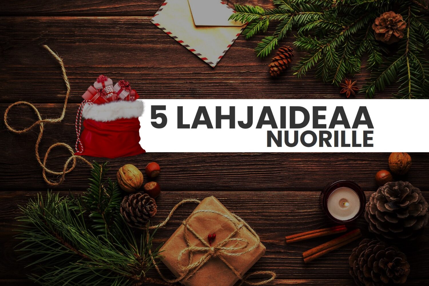 Jos joululahja on vielä nuorisolle hankkimatta, voi tästä listasta olla apua! Feedi.fi kokosi yhteen viisi lahjaideaa nuorille.