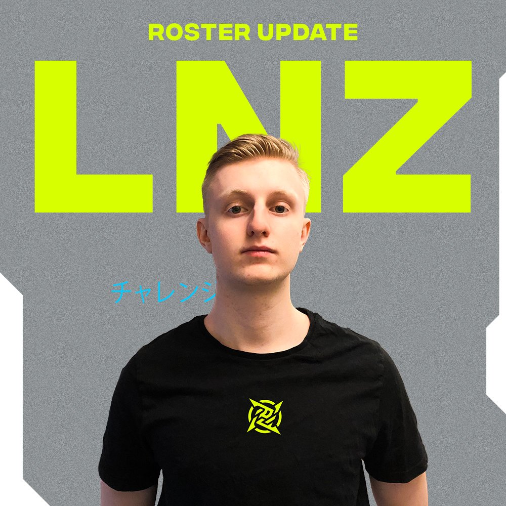 NIP teki muutoksen CS:GO-kokoonpanoonsa, kun vasta 17-vuotias Erik “ztr'' Gustafsson siirretään takaisin akatemiajoukkueeseen.
