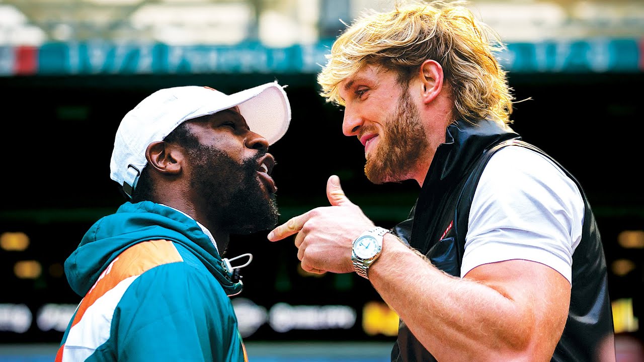 Floyd Mayweather ja Logan Paul nousevat kehään maanantai-aamuna, kun kaksikon on tarkoitus otella Hard Rock stadionilla Miamissa.