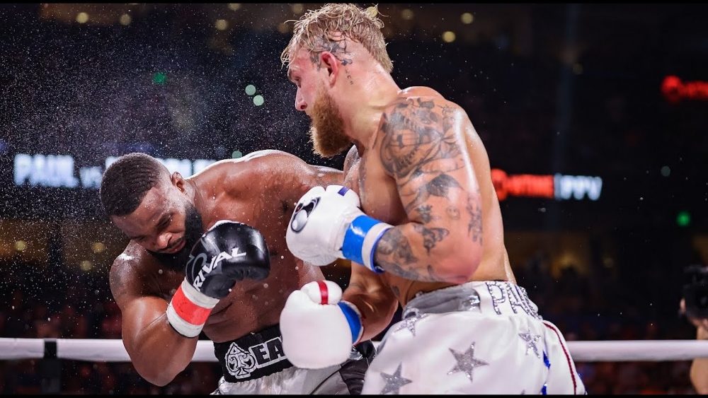 Jake Paul tyrmäsi UFC-legenda Tyron Woodleyn kuudennessa erässä varhain sunnuntaiaamuna.
