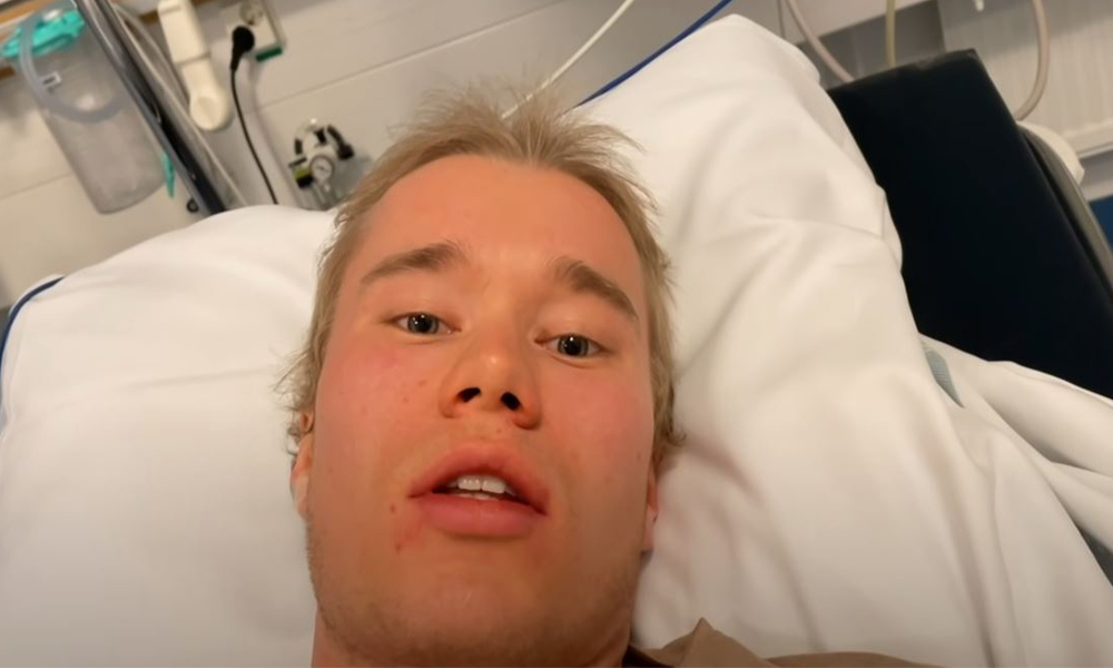 Jaakko Parkkali joutui sairaalaan YouTube Allstars -jääkiekko-ottelun ja niitä seuranneiden juhlien jälkeen.