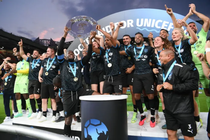Soccer Aid for Unicef -voittajat.