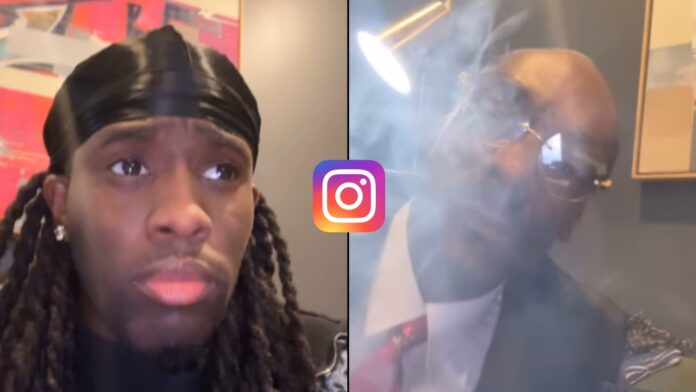 Kai Cenat ja Snoop Dogg. Kai Cenat ja Snoop Dogg kohtasivat MTV VMA:n takahuoneessa.