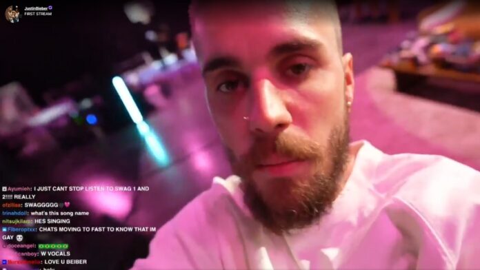 Justin Bieber aloitti oman Twitch-kanavan!