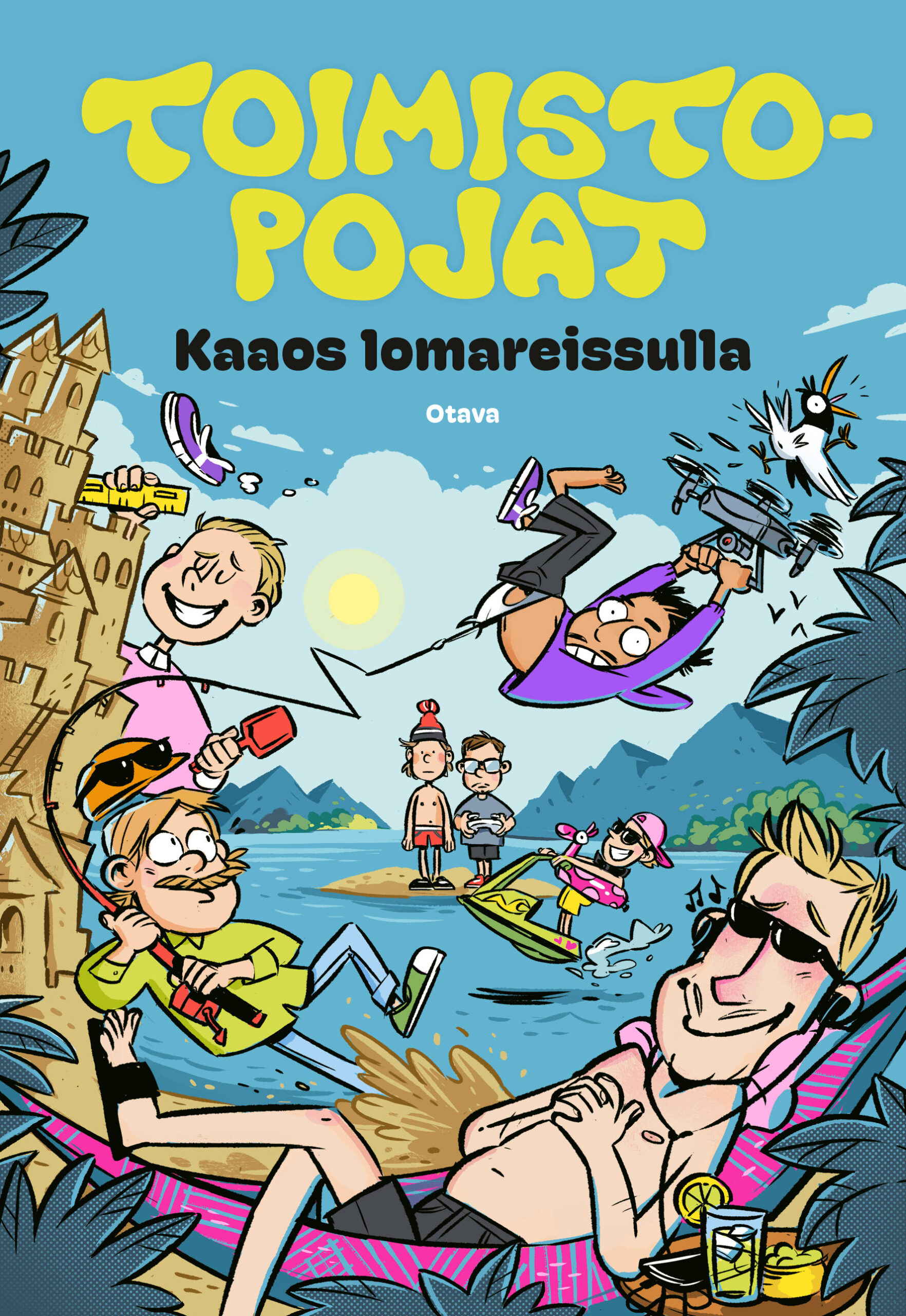 Toimistopojat-kirja Kaaos lomareissulla