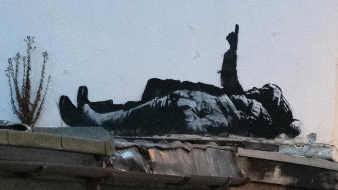 Banksyn uusin taideteos. Banksy palasi Lontooseen!