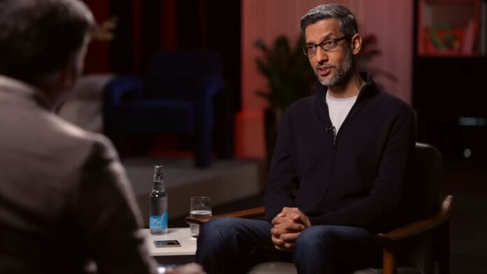 Google-pomo haastattelussa