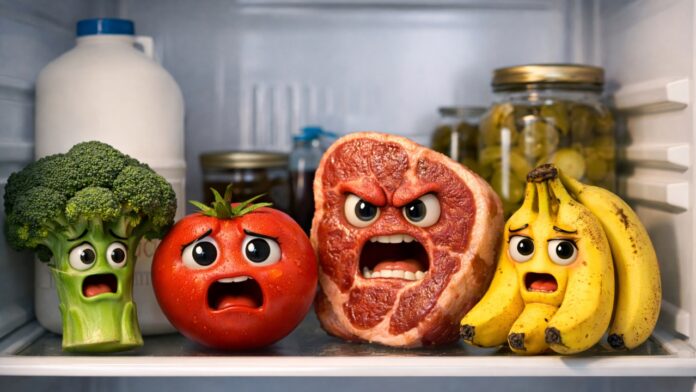 Puhuvat vihannekset ja muut ruoka-ainekset